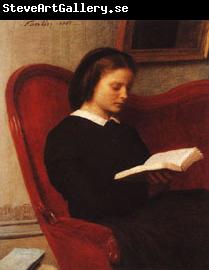 Henri Fantin-Latour The Reader(Marie Fantin-Latour,the Artist's Sister)